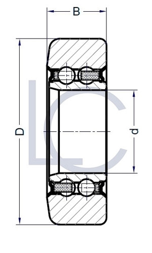 Skizze_Stützrolle_LIN0020_LC-Wälzlager