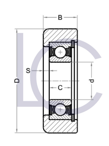 Bild von Hubmastrolle TOY0080 40x119,6x28 mm