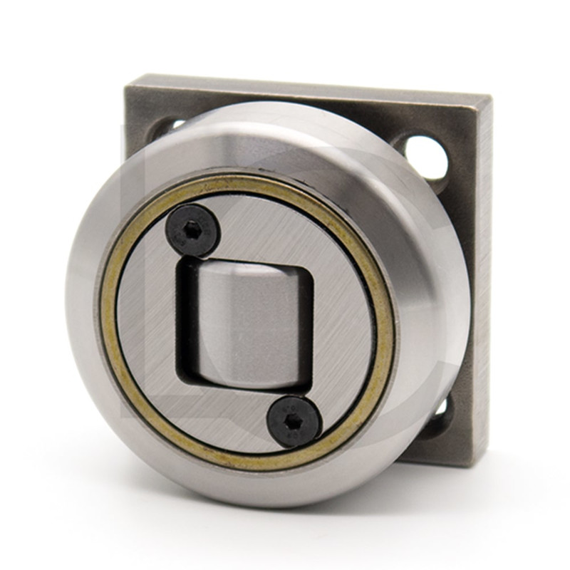 Kombirolle MR0001PMR01-Q D=62 mm, verschweißt mit Platte 60x60x10 mm