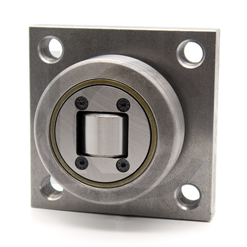 Kombirolle MR0005PMR05-Q D=88.4 mm verschweißt mit Platte 120x120x20 mm