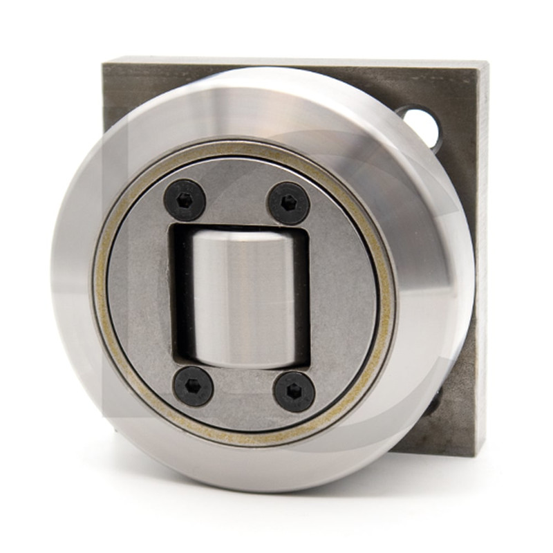 Kombirolle MR0010PMR0010-Q D=149 mm verschweißt mit Platte 150x150x20 mm